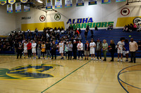 2019.02.22 Varsity Basketball Senior Night vs Mountainside